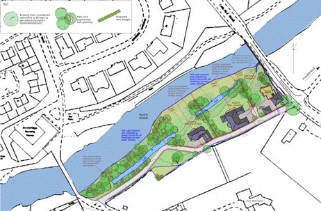 Avon Mill Site Plan